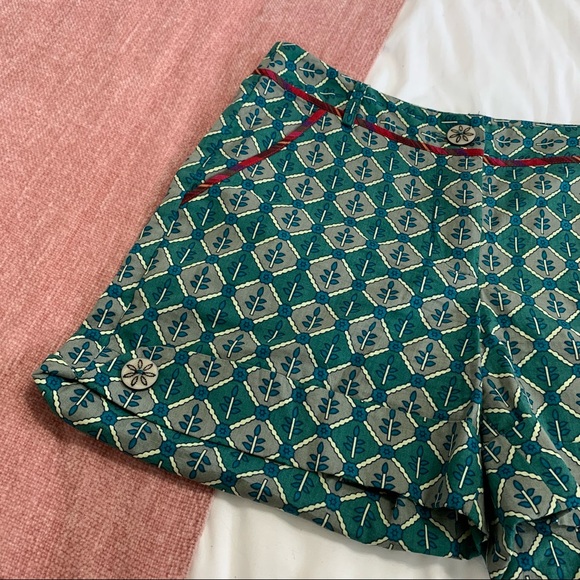 ANTHROPOLOGIE Corey Lynn Calter Printed Pattern Shorts 4 - Picture 3 of 16